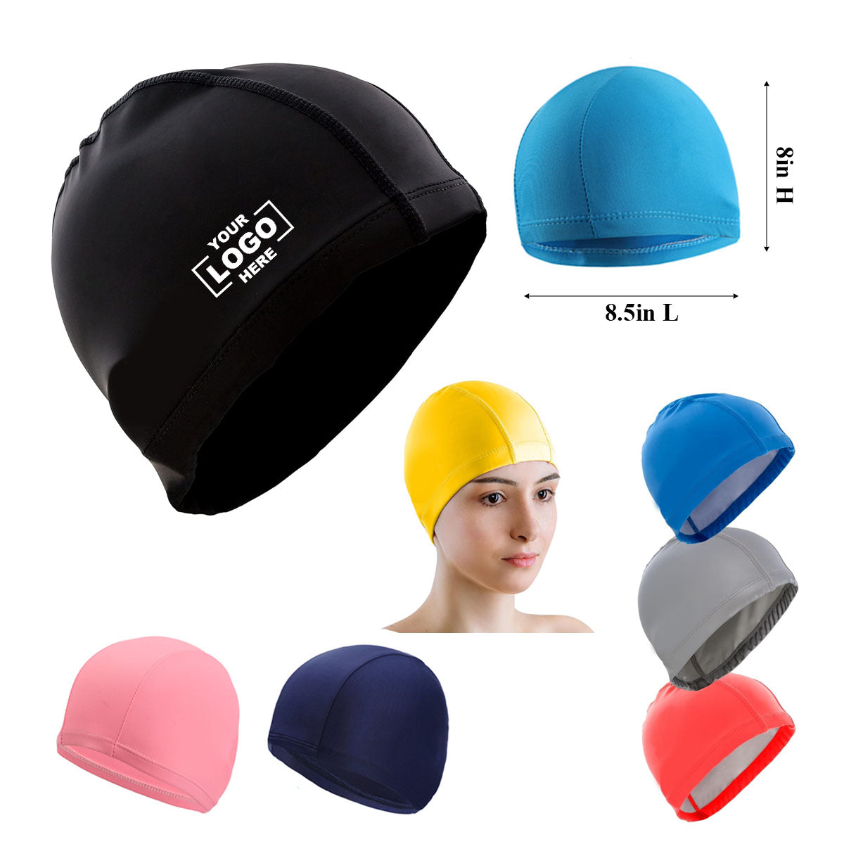 NW024 High Elasticity Spandex Swim Caps