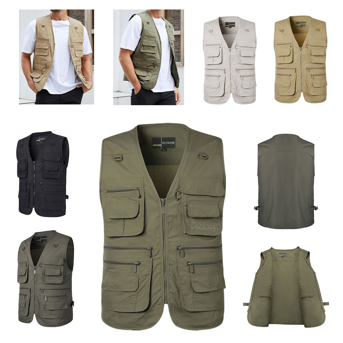 NW052 Outdoor vest with Pockets