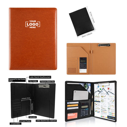 NW030 Leather Business Clipboard Padfolio