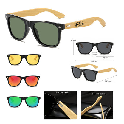 NW009 Bamboo Retro Sunglasses