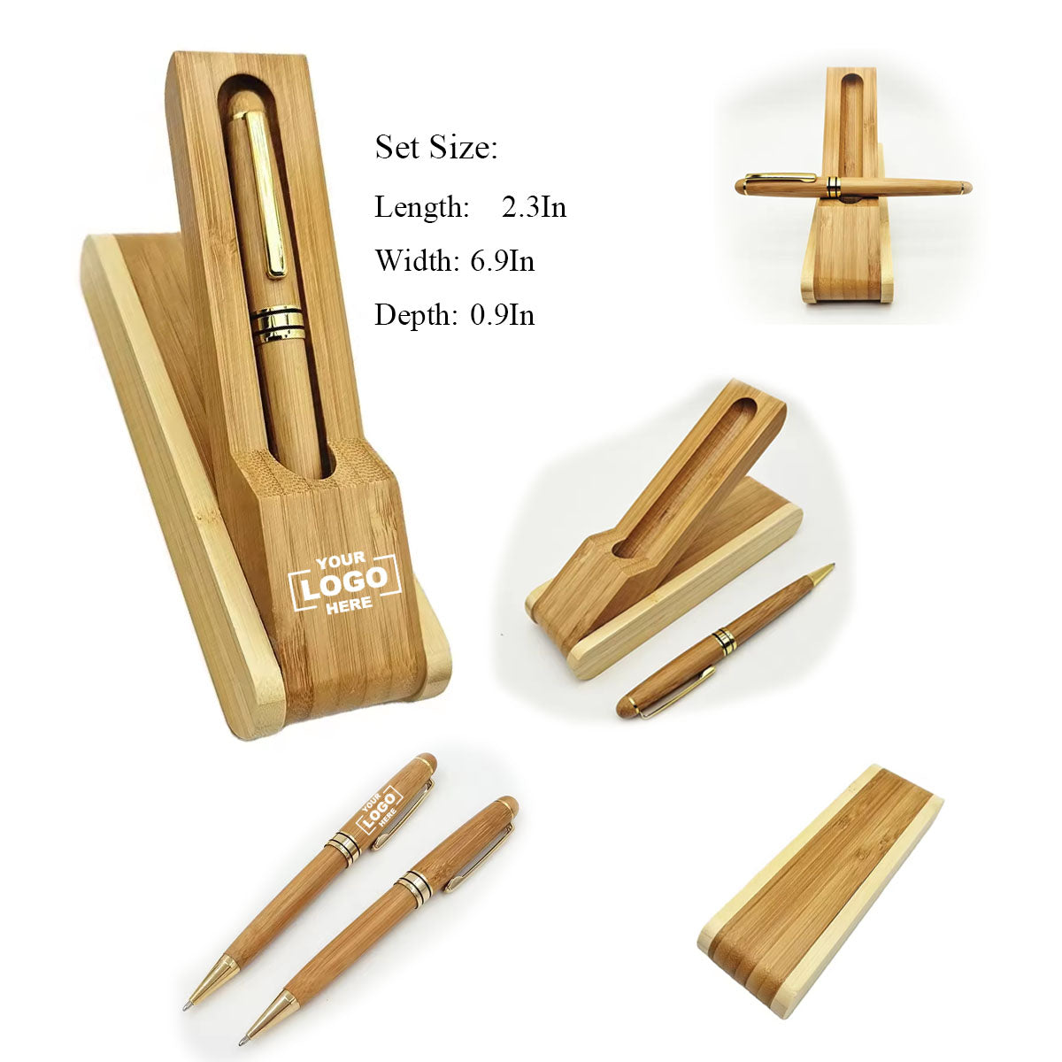 NW028 Bamboo Pen Stationery Set