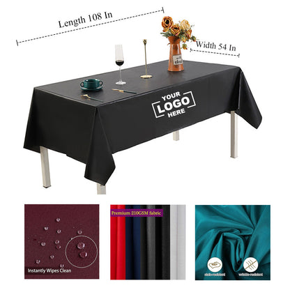 NW034 Water Resistant Fabric Tablecloth