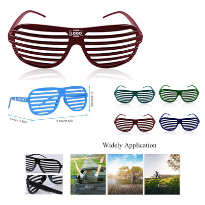 NW017  Colorful Shutter Shadeds Glasses