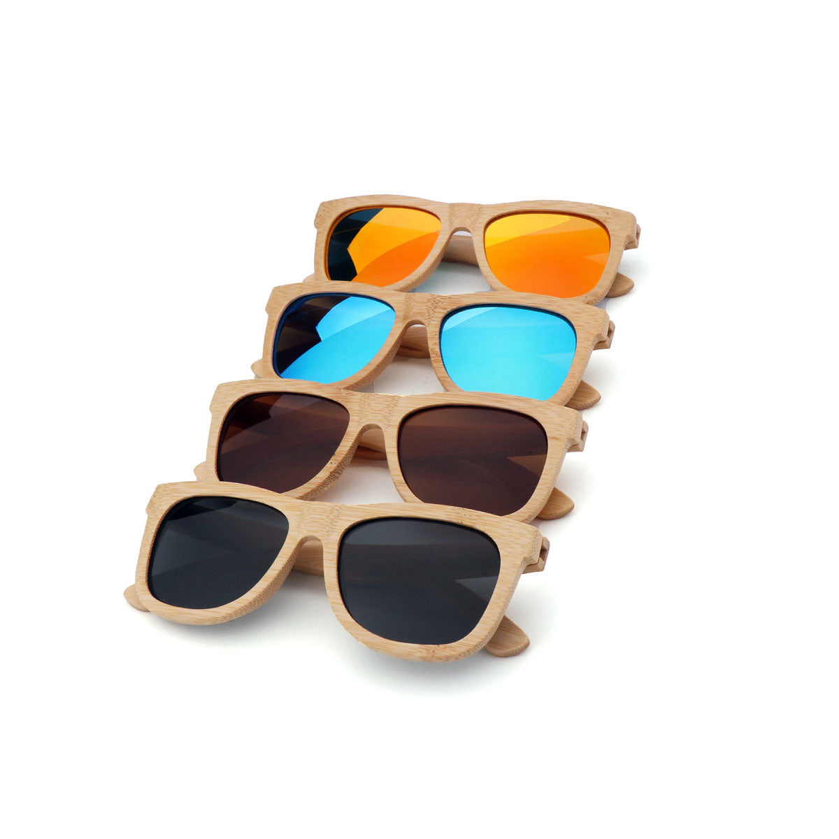 NW060 One-Piece Bamboo Sunglasses