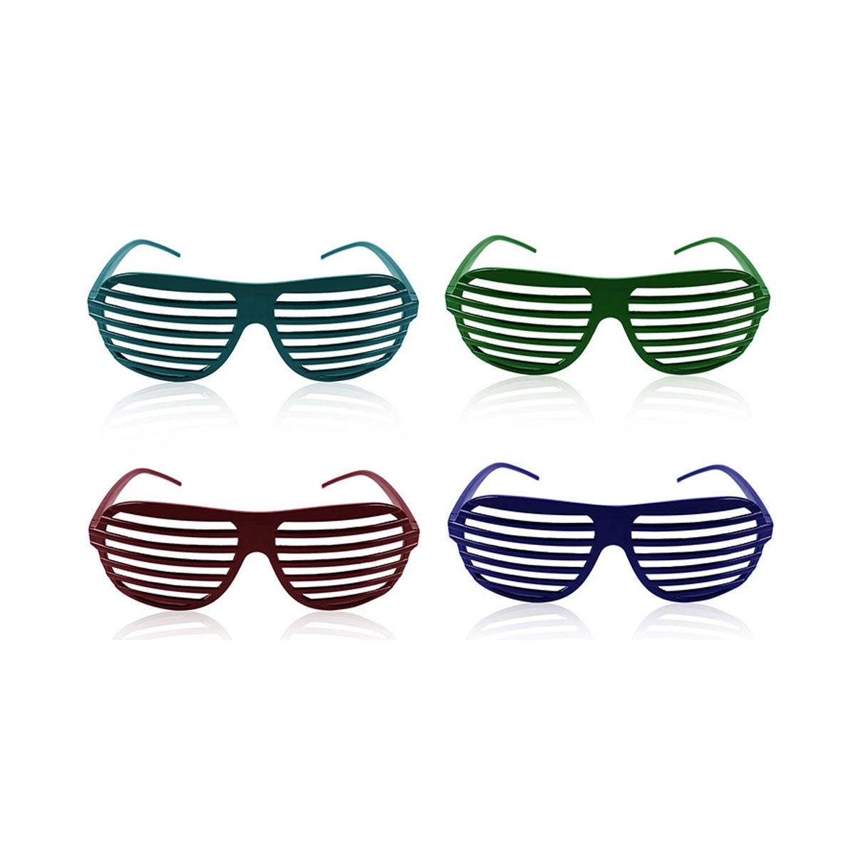 NW017  Colorful Shutter Shadeds Glasses