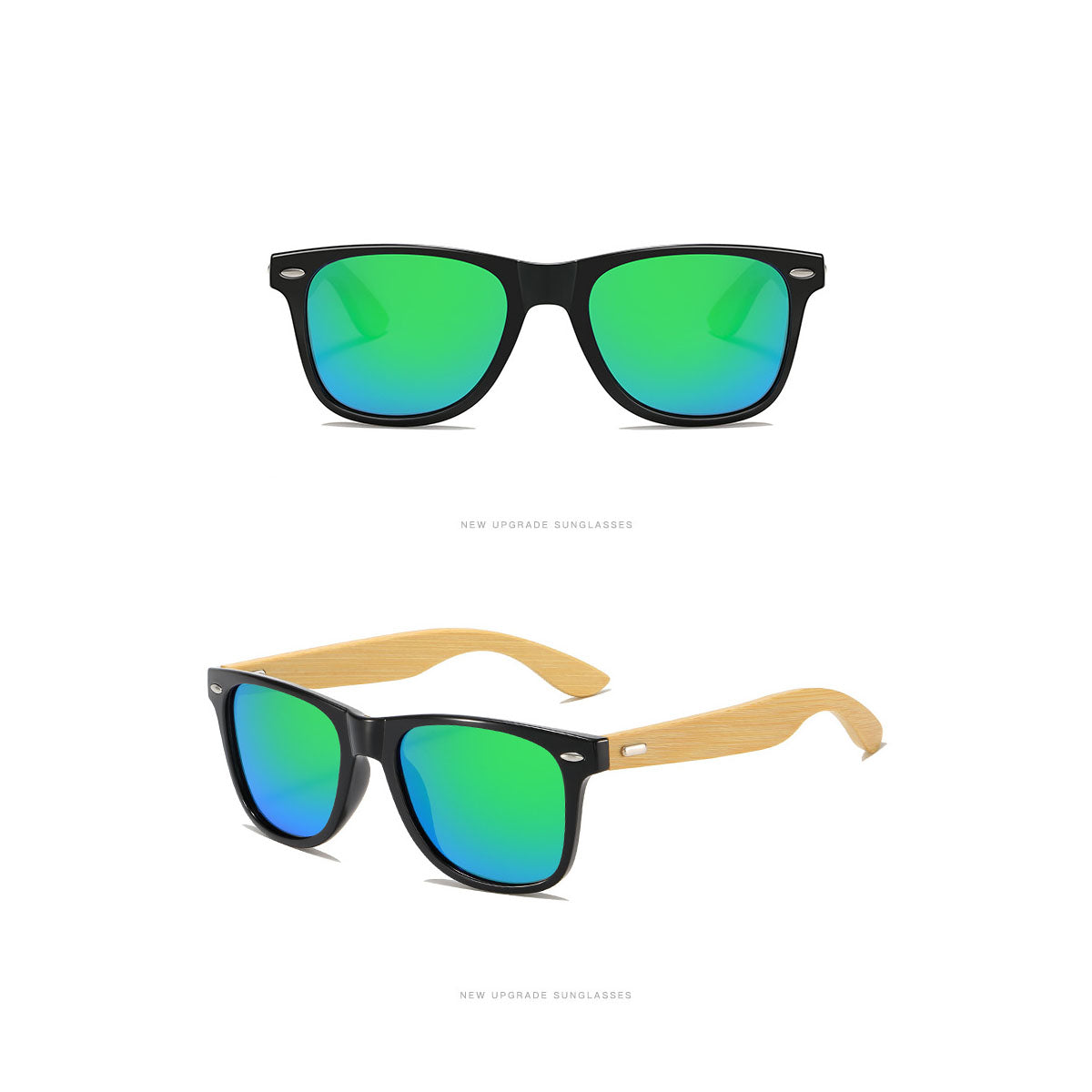 NW009 Bamboo Retro Sunglasses