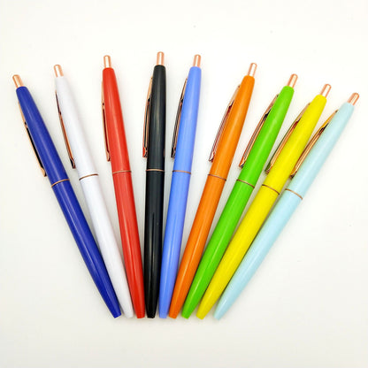 NW061 Colorful Click Plastic Ballpoint Pen