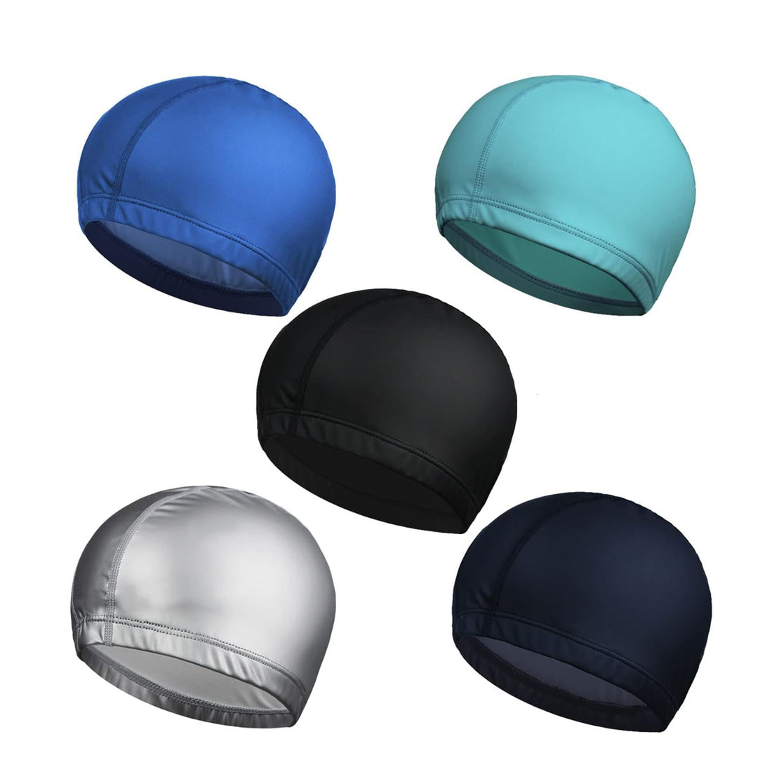 NW025 PU Water Proof Fabric Swim Caps