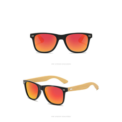 NW009 Bamboo Retro Sunglasses