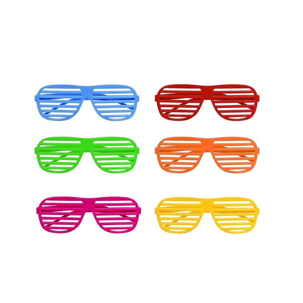 NW017  Colorful Shutter Shadeds Glasses