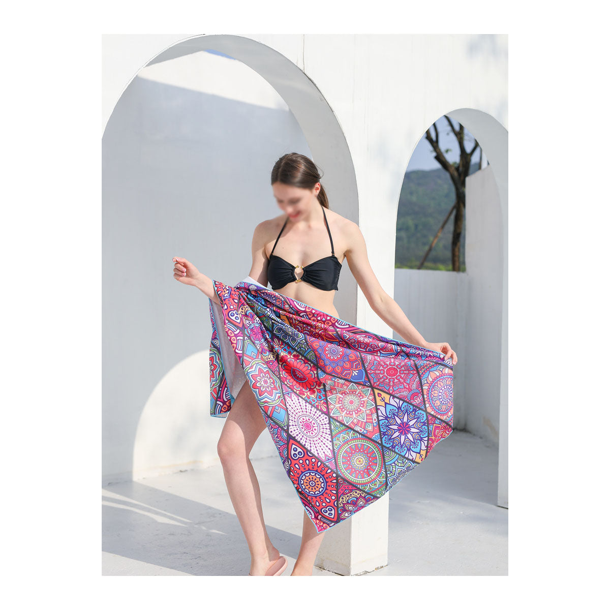 NW053 Extra Large Quick Dry Velvet Beach towel