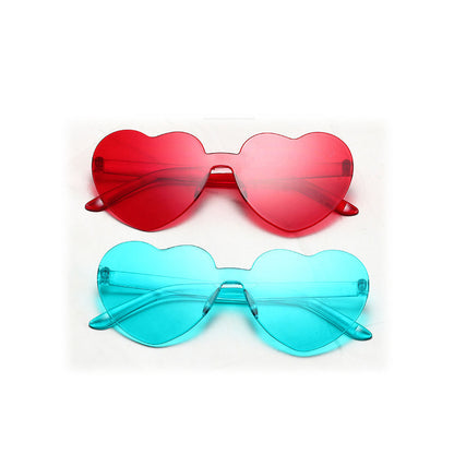 NW012 Frameless Heart-Shaped Sunglasses