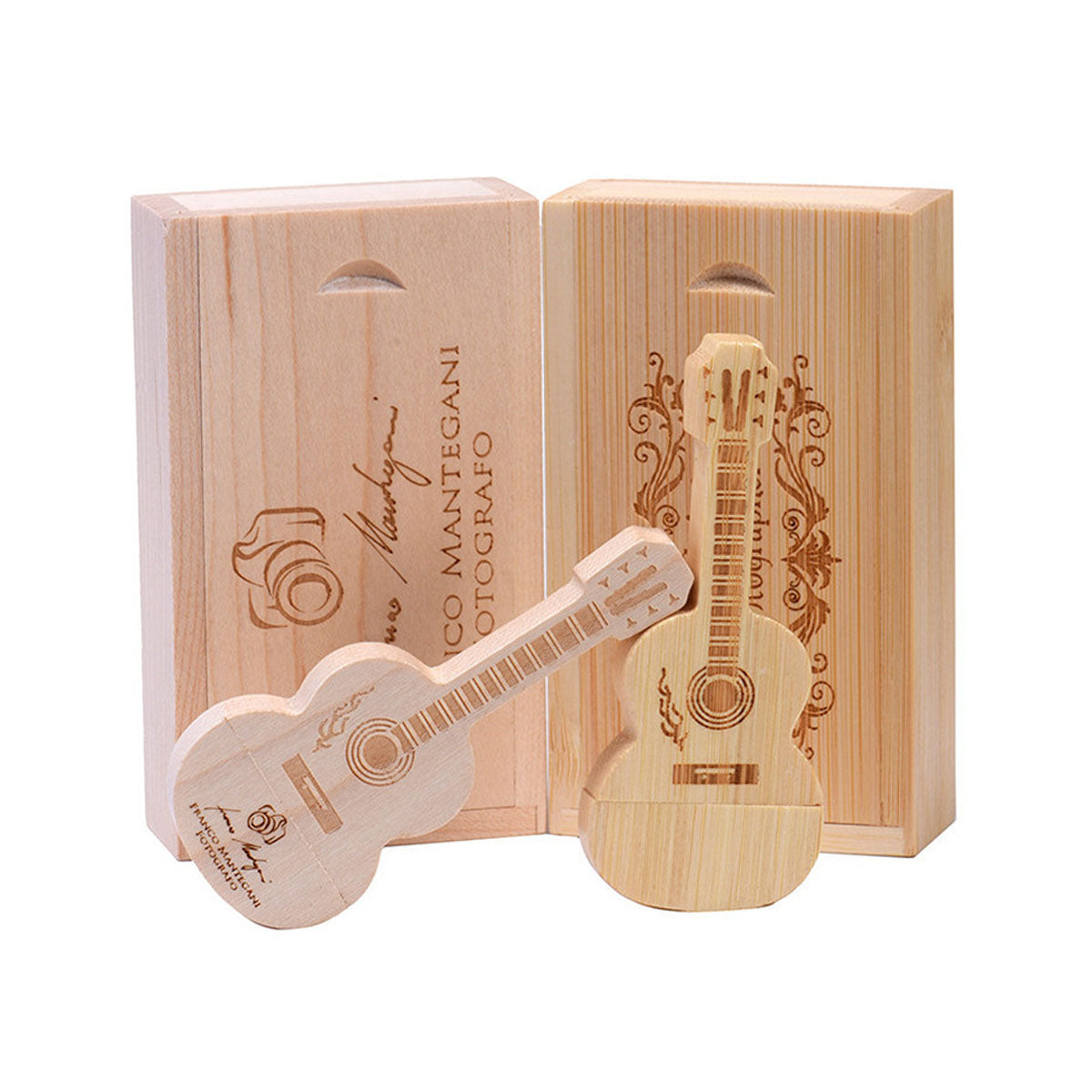 NW056 Wooden Guitar USB Flash Drive