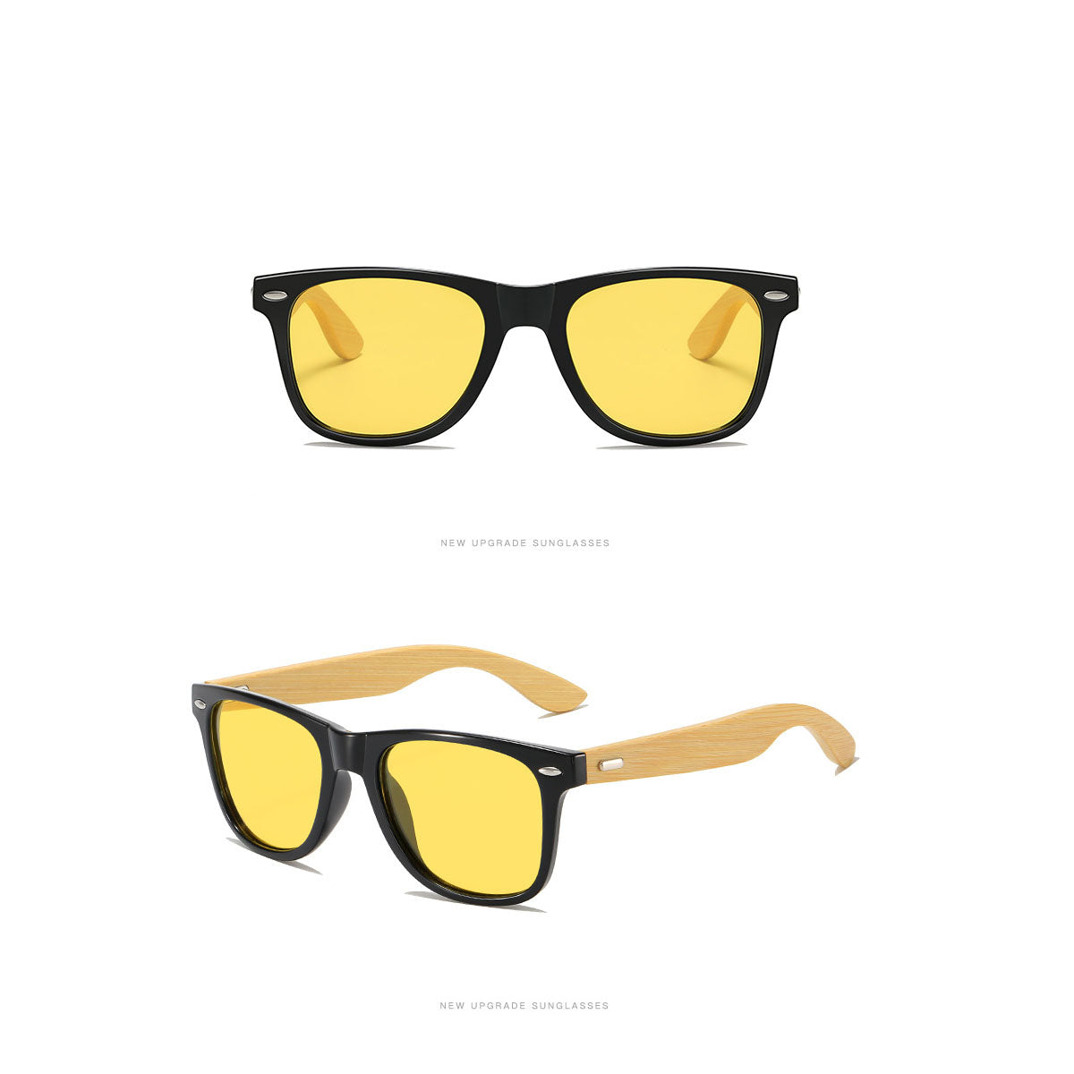 NW009 Bamboo Retro Sunglasses