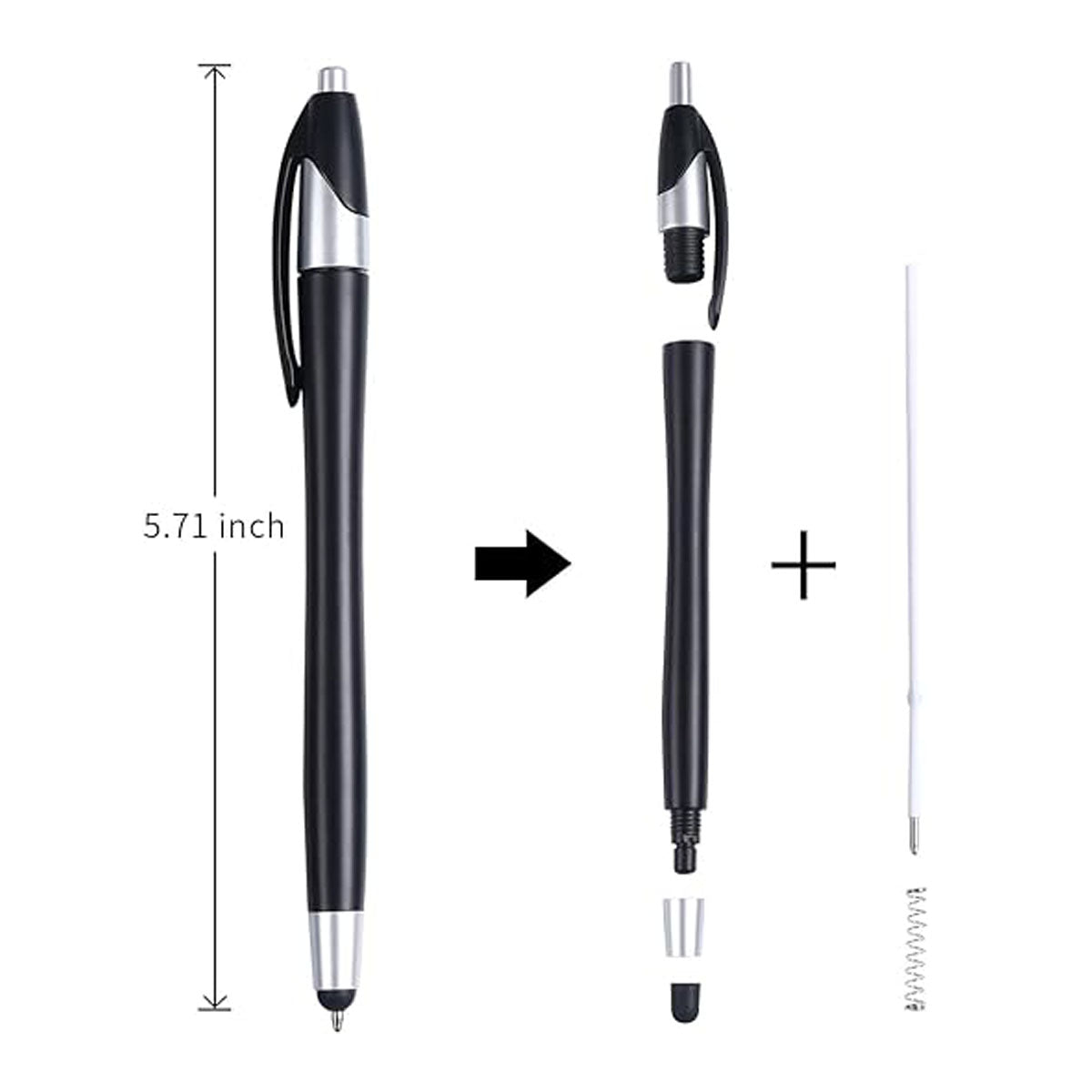 NW067 Bullet Stylus Soft Touching Ballpoint Pen