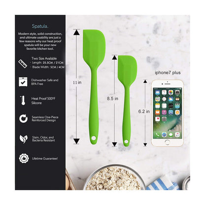 NW040 8.3 Inch Silicone Spatulas