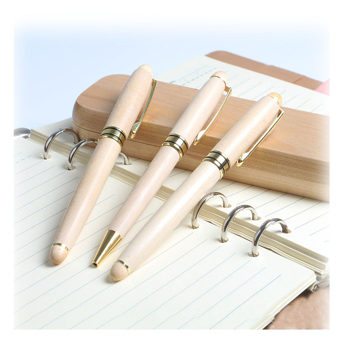 NW028 Bamboo Pen Stationery Set