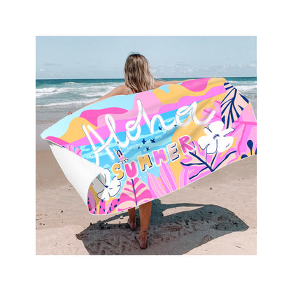 NW053 Extra Large Quick Dry Velvet Beach towel