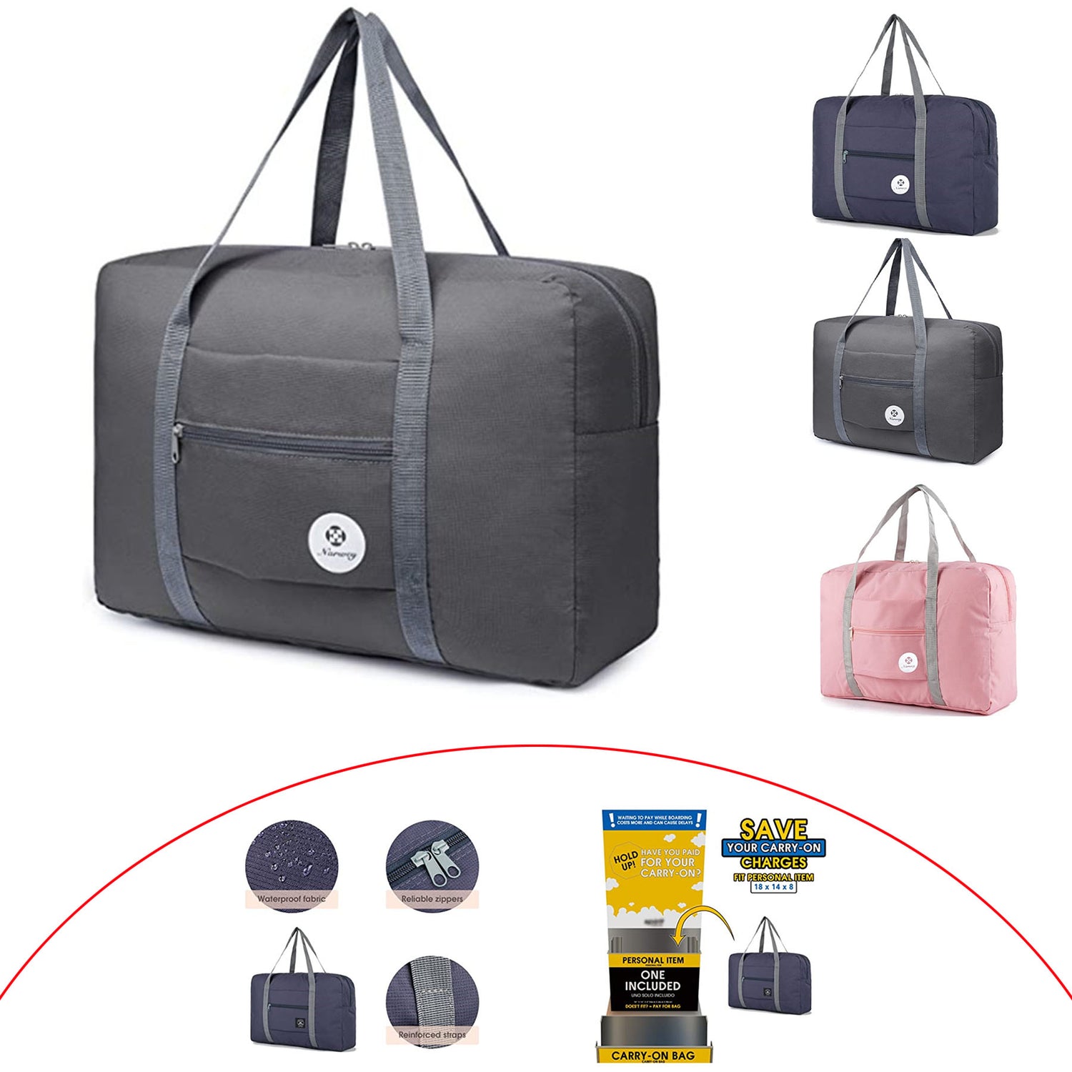 SUPSCH071 Low-cost Carrier Foldable Travel Duffel