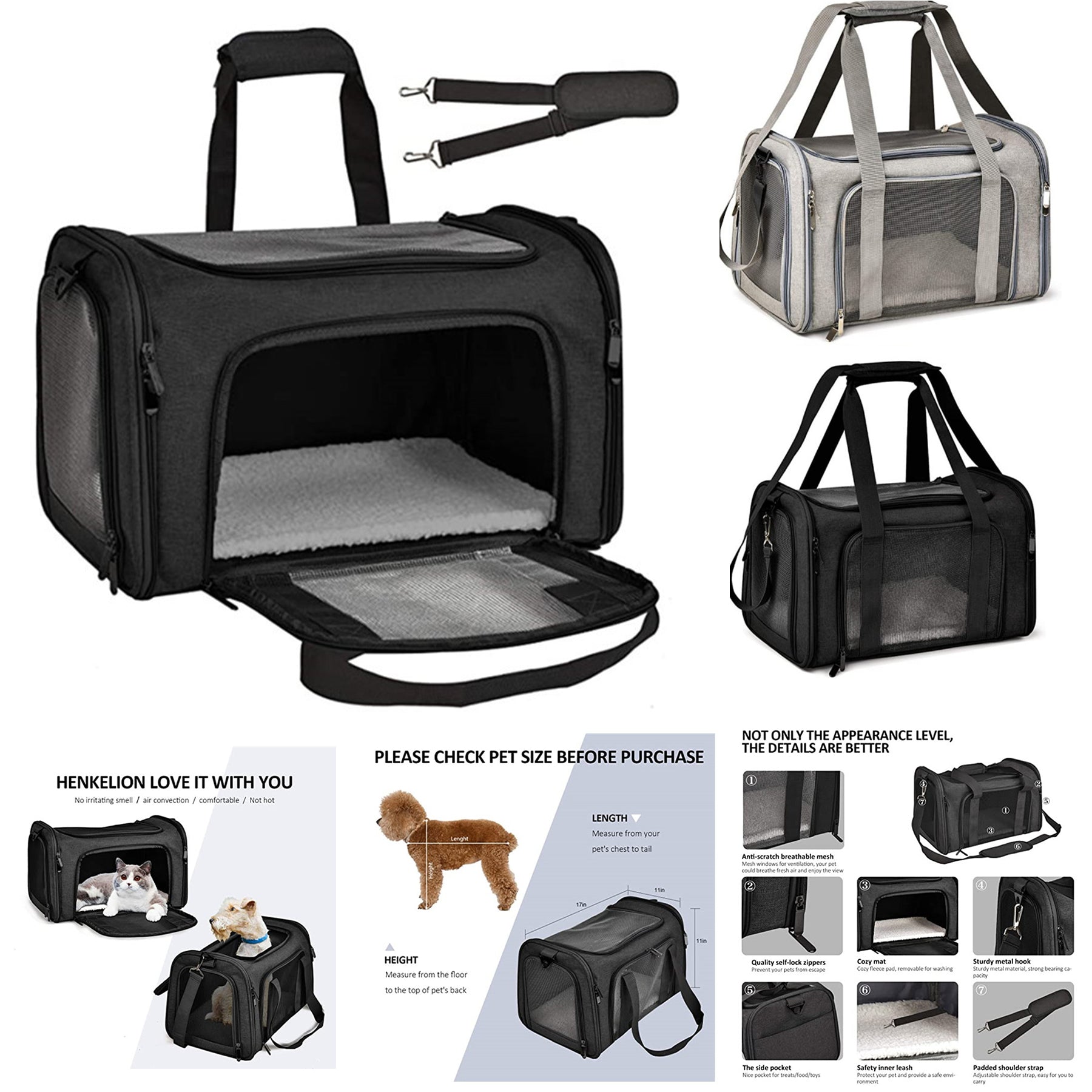 SUPSCH177 Cat, Dog Carrier