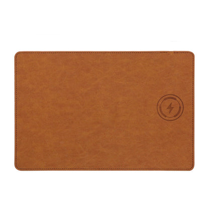 SUPSCH059 Leather Wireless Charging Mouse Pad