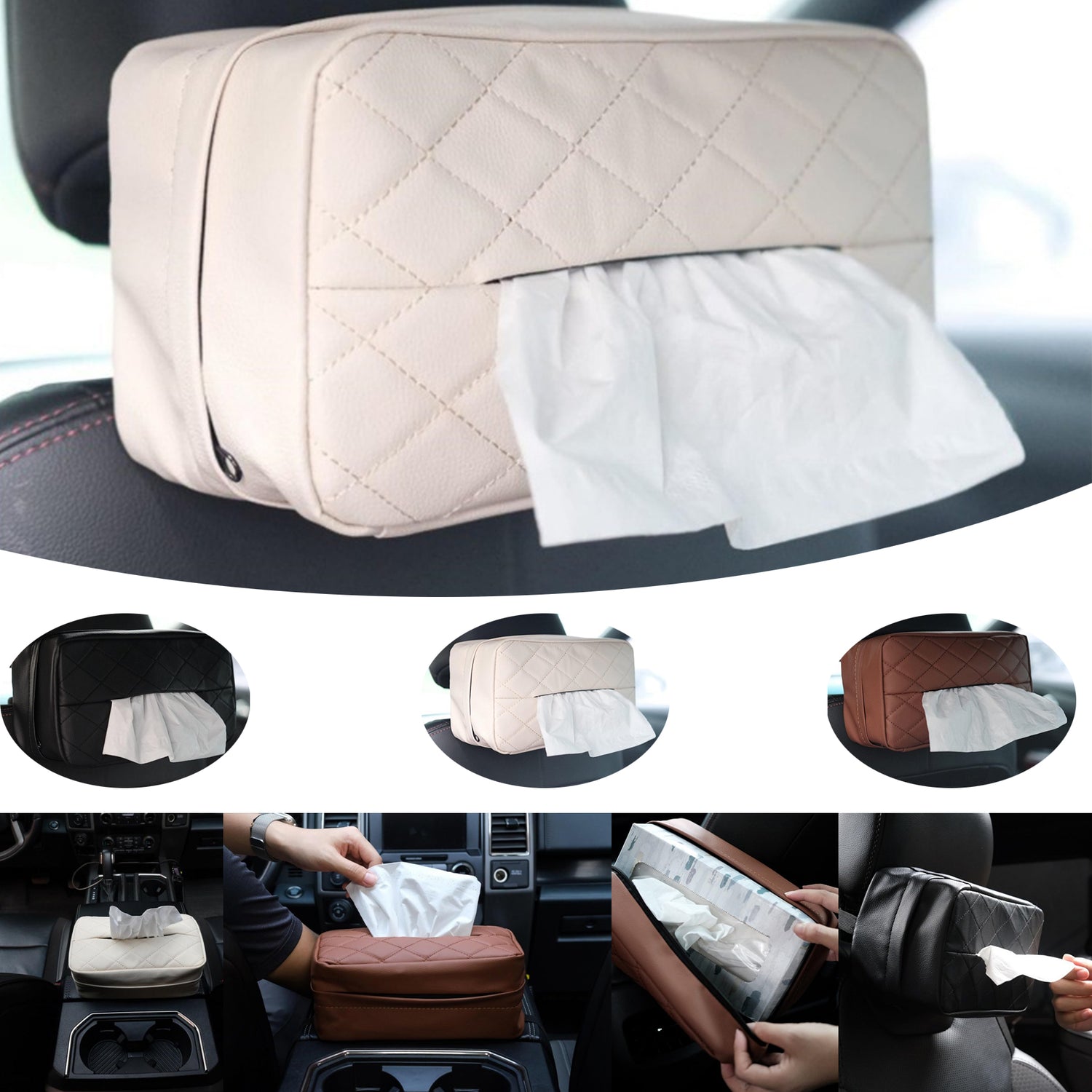 SUPSCH190 Car Tissue Holder