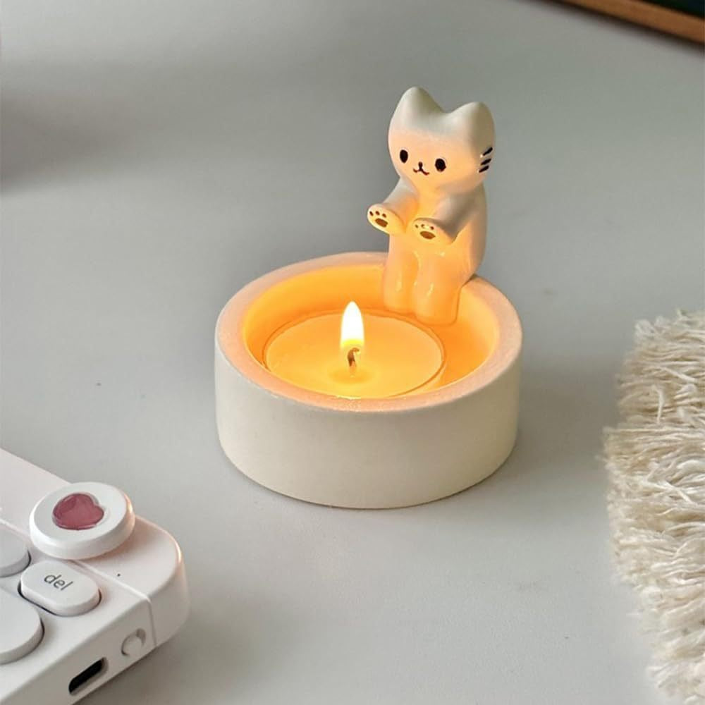 SUPSCH302 Cat Candle Holder