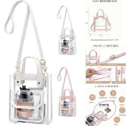 SUPSCH202 Kleine transparente Tasche