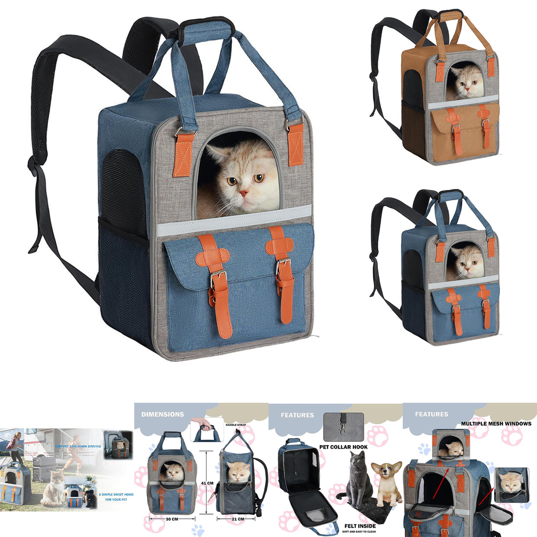 SUPSCH172 Portable Pet Carrier