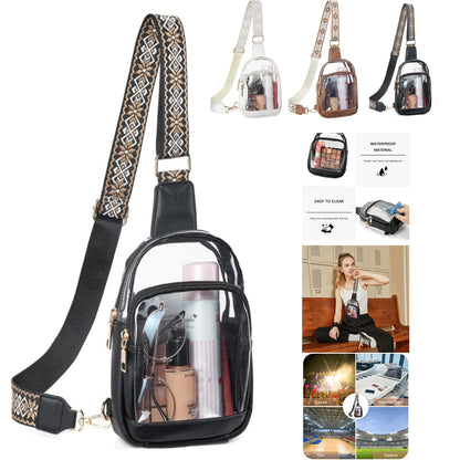 SUPSCH145 Transparente Schultertasche