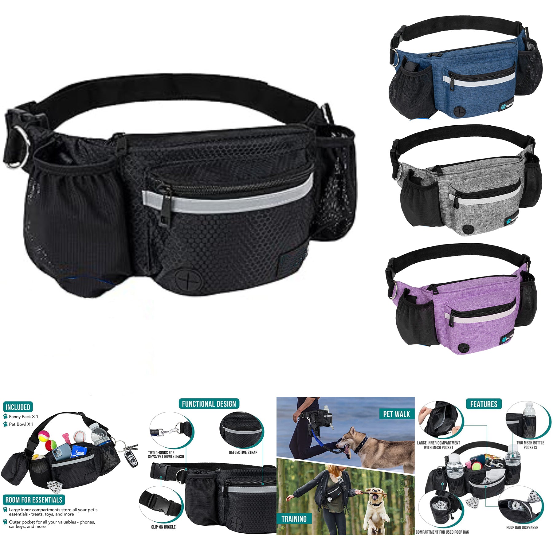 SUPSCH209 Dog Fanny Pack