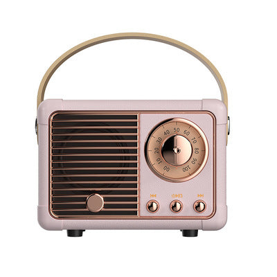 SUPSCH021 Retro Speaker Old Fashioned Classic Portable Mini Wireless Speaker