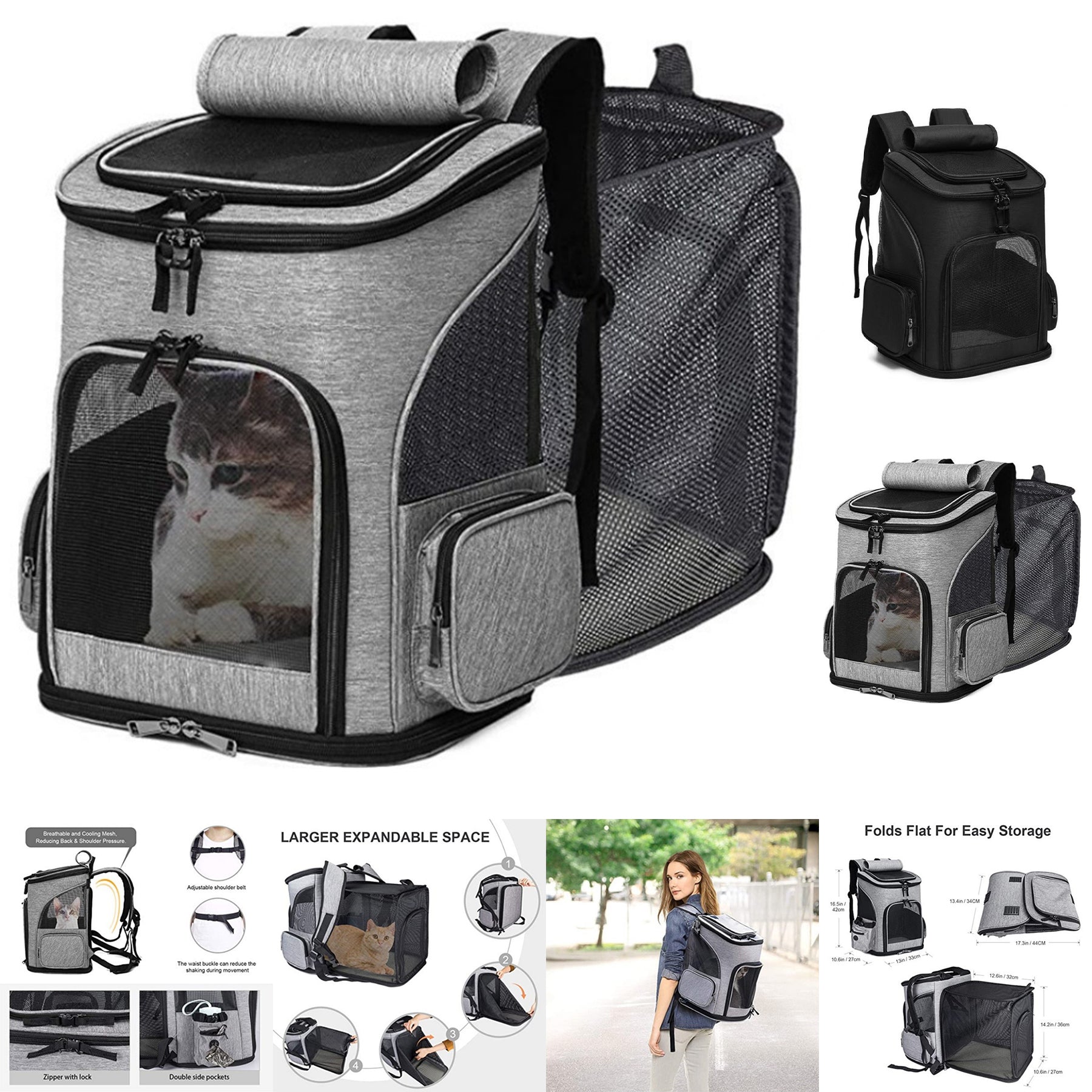 SUPSCH176 Large Capacity pet Travel Backpack