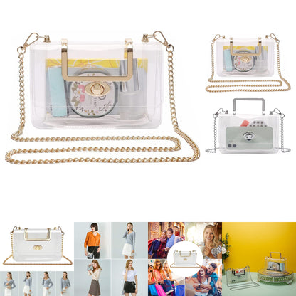 SUPSCH156 Transparent Clutch Clear Purse