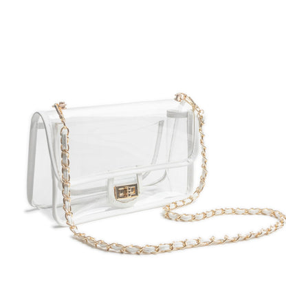 SUPSCH155 Handtasche für Damen aus transparentem PVC