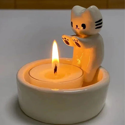 SUPSCH302 Cat Candle Holder