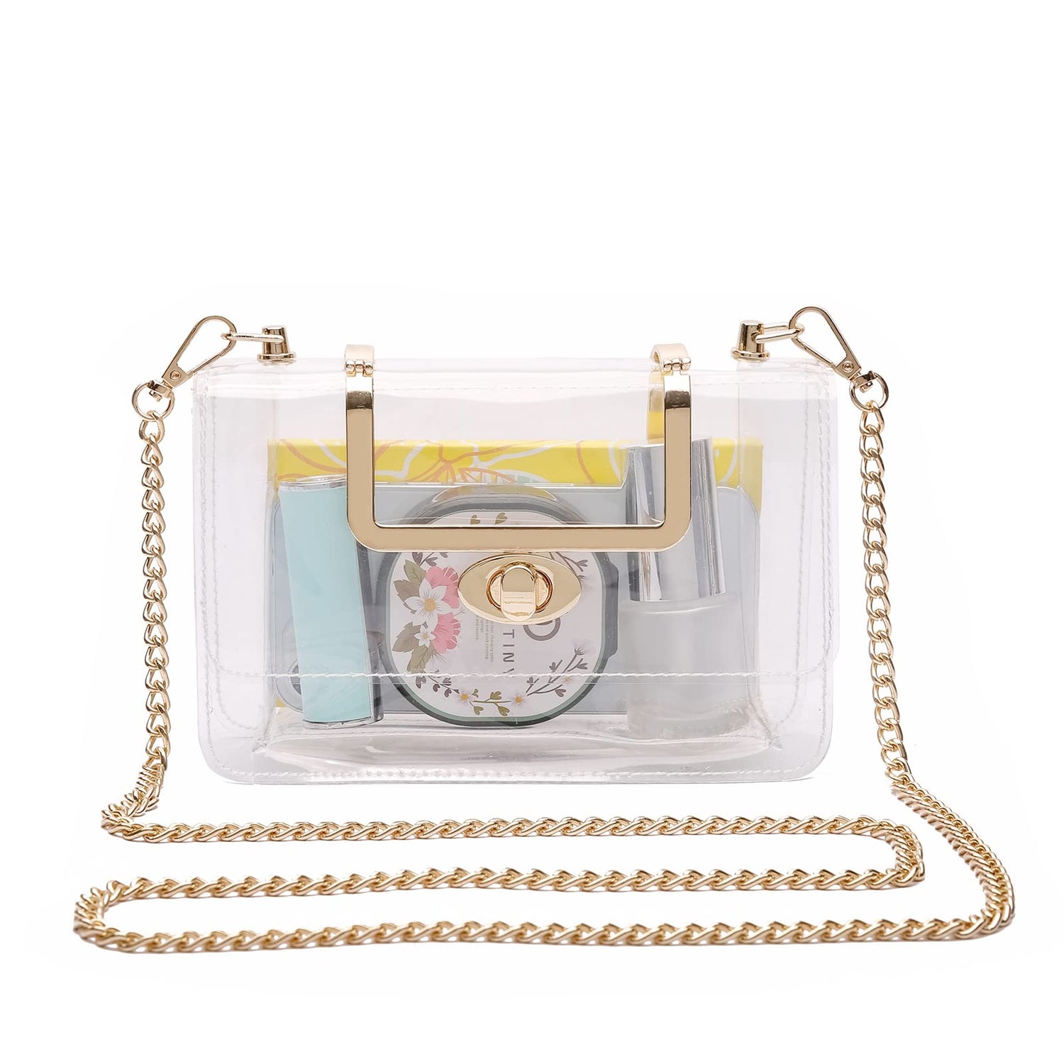 SUPSCH156 Transparent Clutch Clear Purse