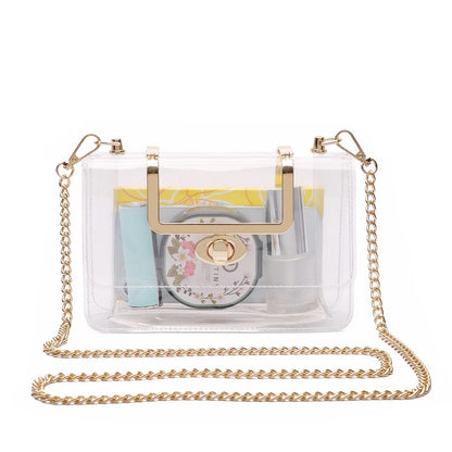 SUPSCH156 Transparent Clutch Clear Purse