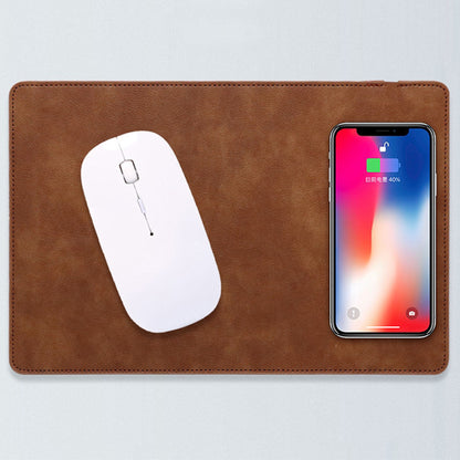 SUPSCH059 Leather Wireless Charging Mouse Pad