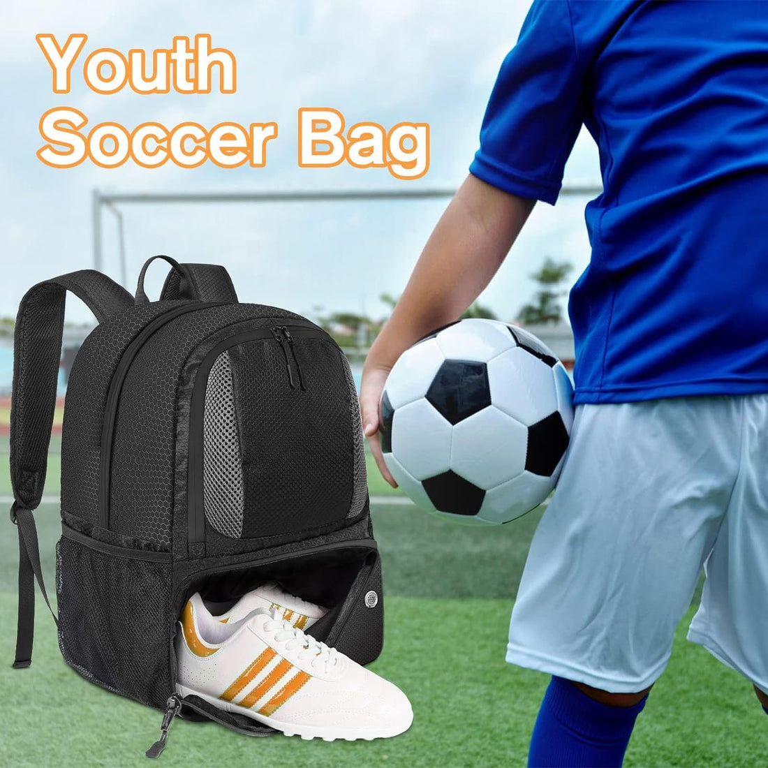 SUPSCH140 Soccer Backpack Bag