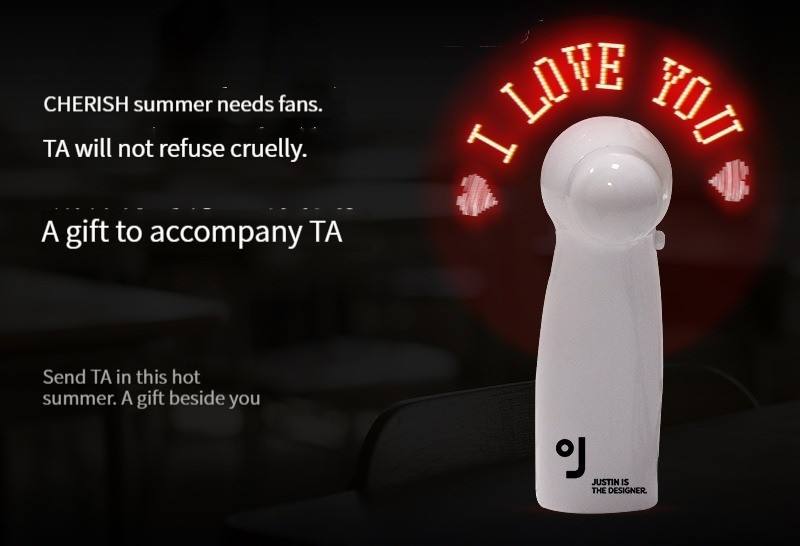 SUPSCH028 Portable Handheld LED USB Charging Mini Light Fan