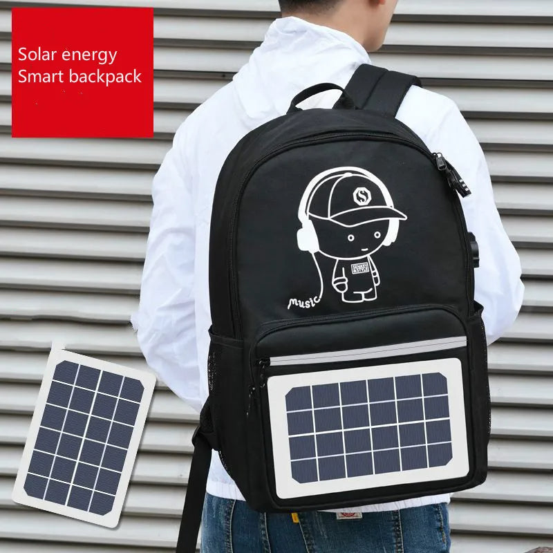 SUPSCH013 Solar USB Charging Smart Backpack