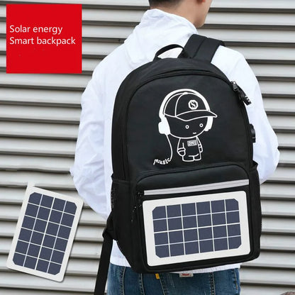 SUPSCH013 Solar USB Charging Smart Backpack