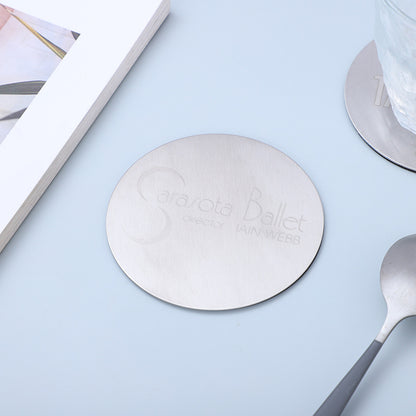 SUPSCH031 Stainless Steel Fashionable Drink Coasters