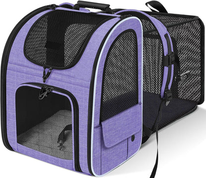 SUPSCH180 Expandable Cat Backpack with Breathable Mesh