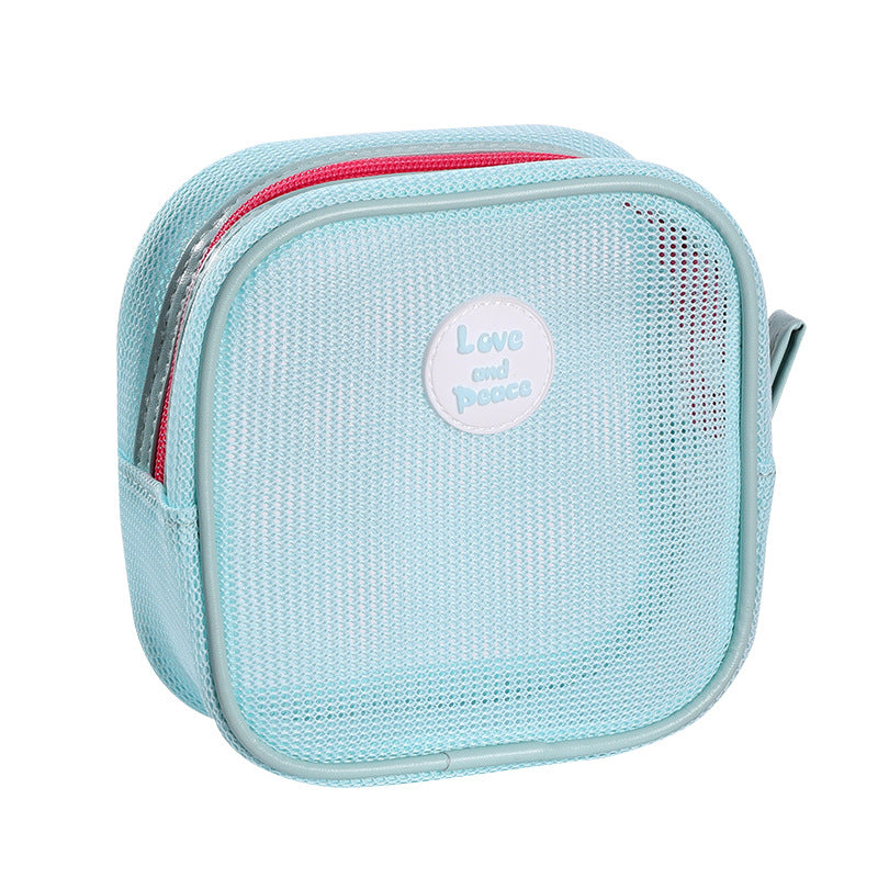 SUPSCH229 Mesh Zipper Cosmetics Pouch