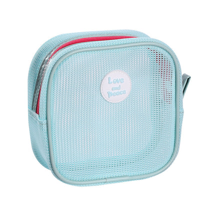 SUPSCH229 Mesh Zipper Cosmetics Pouch