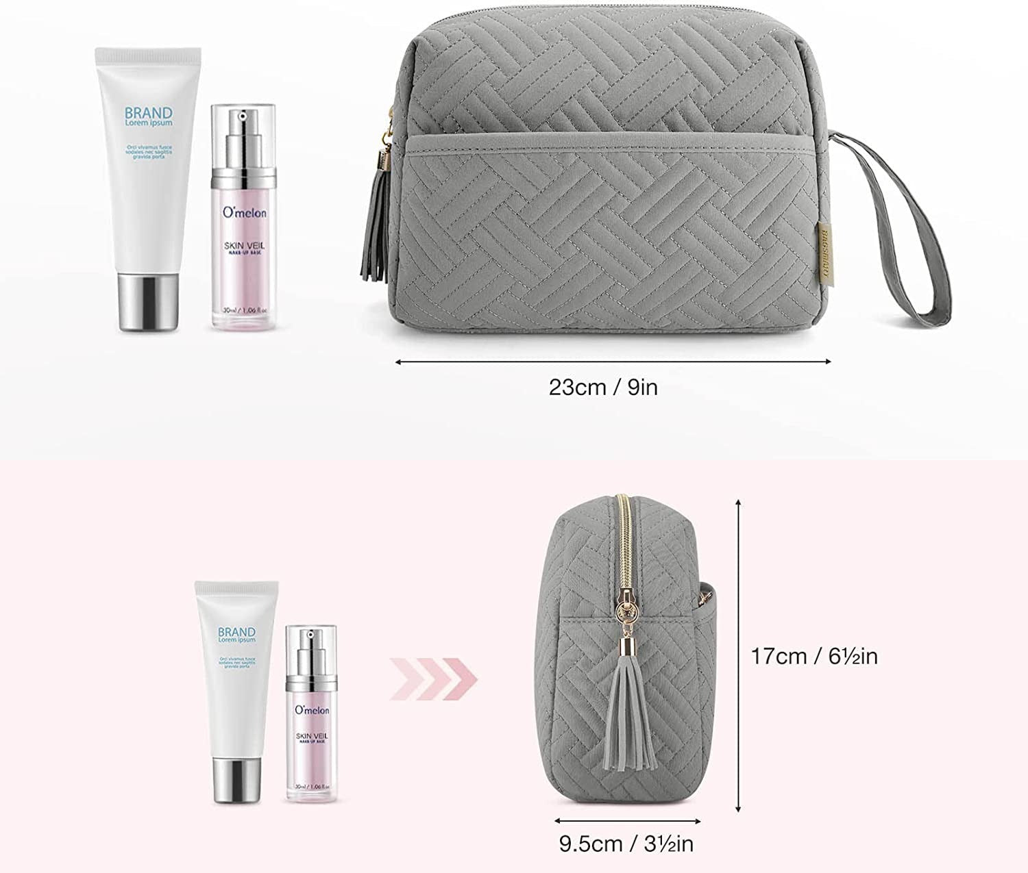 SUPSCH142 Elegante geräumige Make-up-Tasche