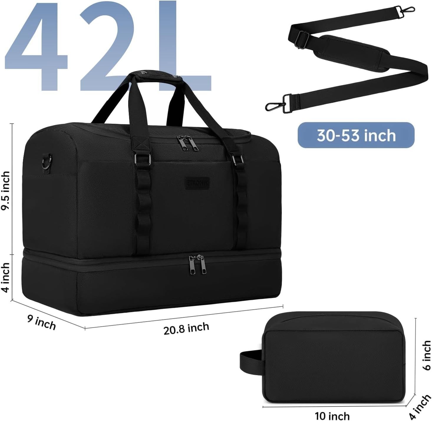 SUPSCH153 Travel Bag for Men Women