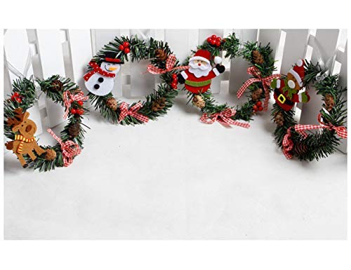 SUPSCH308 Christmas Pine Wreaths for Front Door